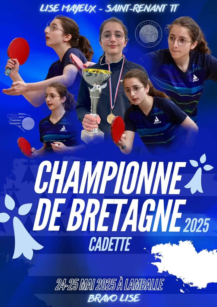 affiche championne de bretagne